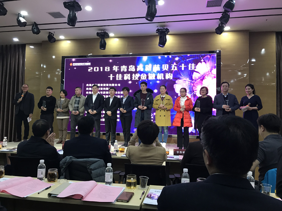 尊龙凯时集团国杰研究院（青岛）效劳中心荣获青岛高新区十佳科技金融机构奖