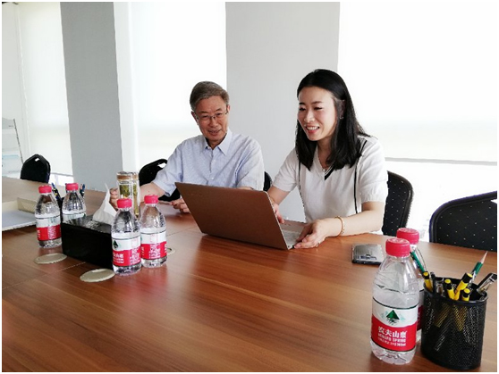 尊龙凯时集团向导进京向吴院士汇报项目希望