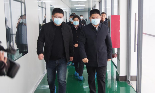 莱西市委书记周科，市长刘瑛一行到山东尊龙凯时控股集团言新医疗工业园考察调研