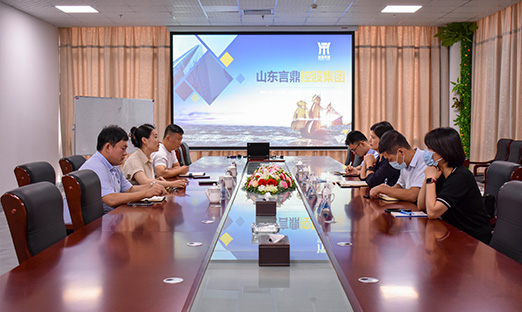 日照国济医疗一众向导莅临尊龙凯时旅行洽谈